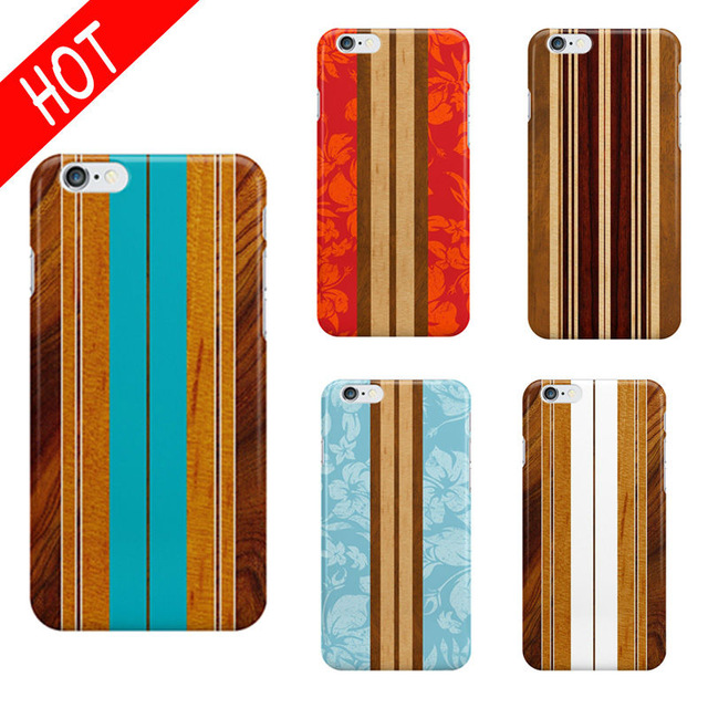 640x640 Colorful Drawing Printing Wood Skin Pattern Phone Cases For Fundas