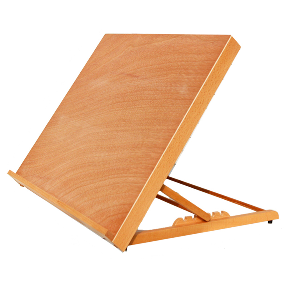 1000x1000 Foldable Easel Sketch Beech Wood Stand Art Drawing Board Table