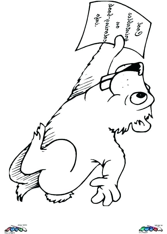 580x812 groundhog pictures to color groundhog day coloring pages free