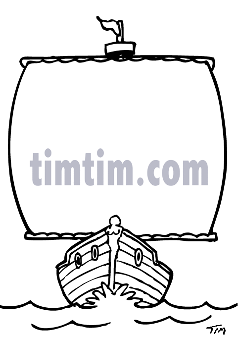 481x680 Free Drawing Of Sailboat Blank Bw From The Category Boat Sail