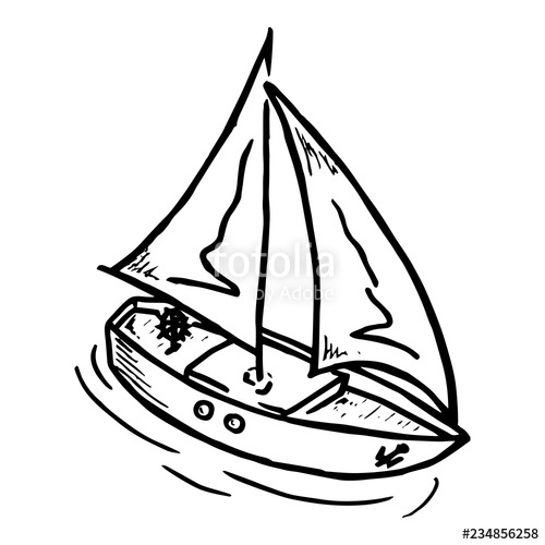 Wooden Boat Drawing | Free download on ClipArtMag