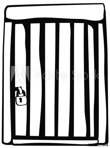 371x500 Door Wooden Line Drawing