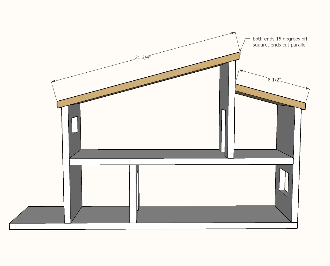 1073x864 modern wooden house shelf ana white
