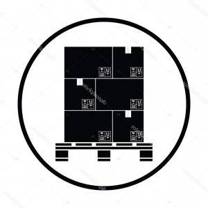 300x300 Photostock Vector Wooden Pallet Black Symbol Vector Soidergi