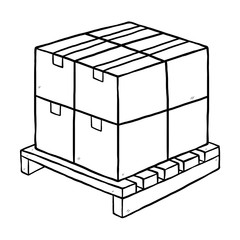 240x240 Wooden Pallet