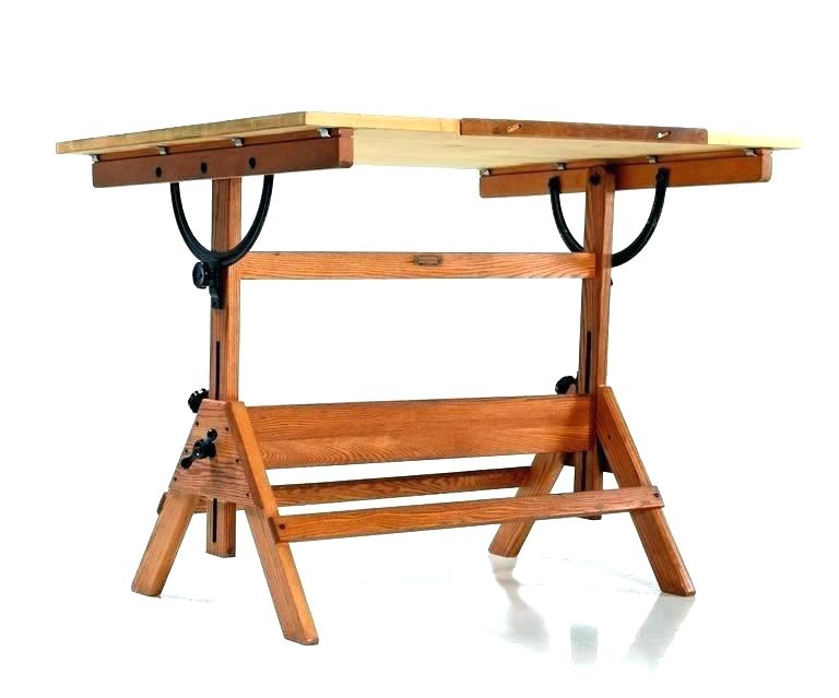 768x639 Wooden Drafting Table