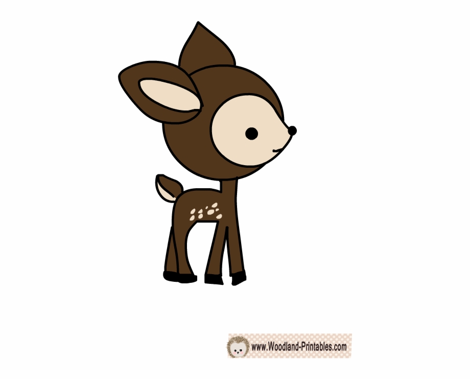 920x741 Free Printable Deer Wall Sticker