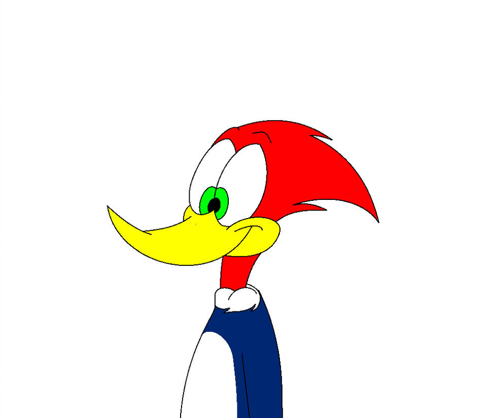 970x824 woody woodpecker drawing