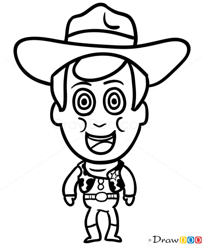 665x801 how to draw sheriff woody, chibi linus's stuff sheriff woody