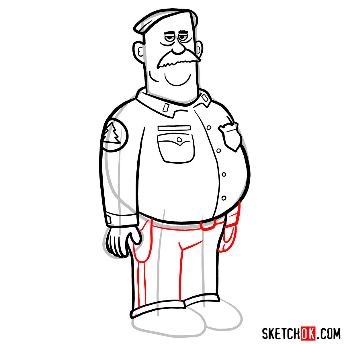 1200x1200 How To Draw Woody Johnson Brickleberry