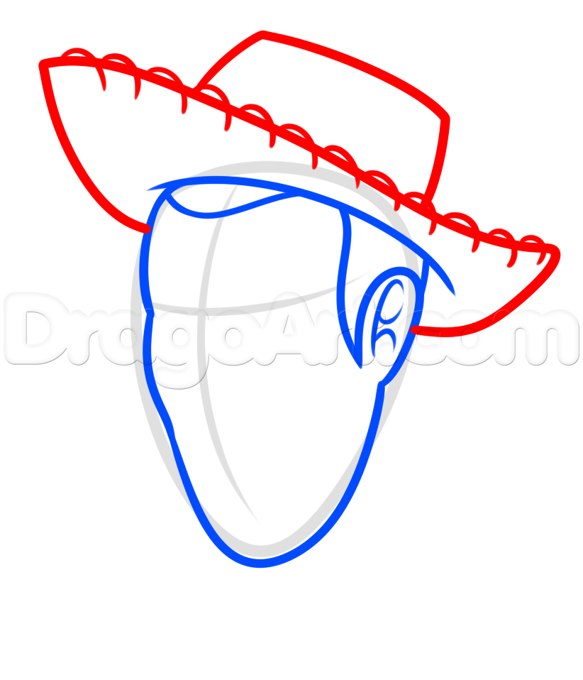 822x958 Drawing Woody Easy, Step