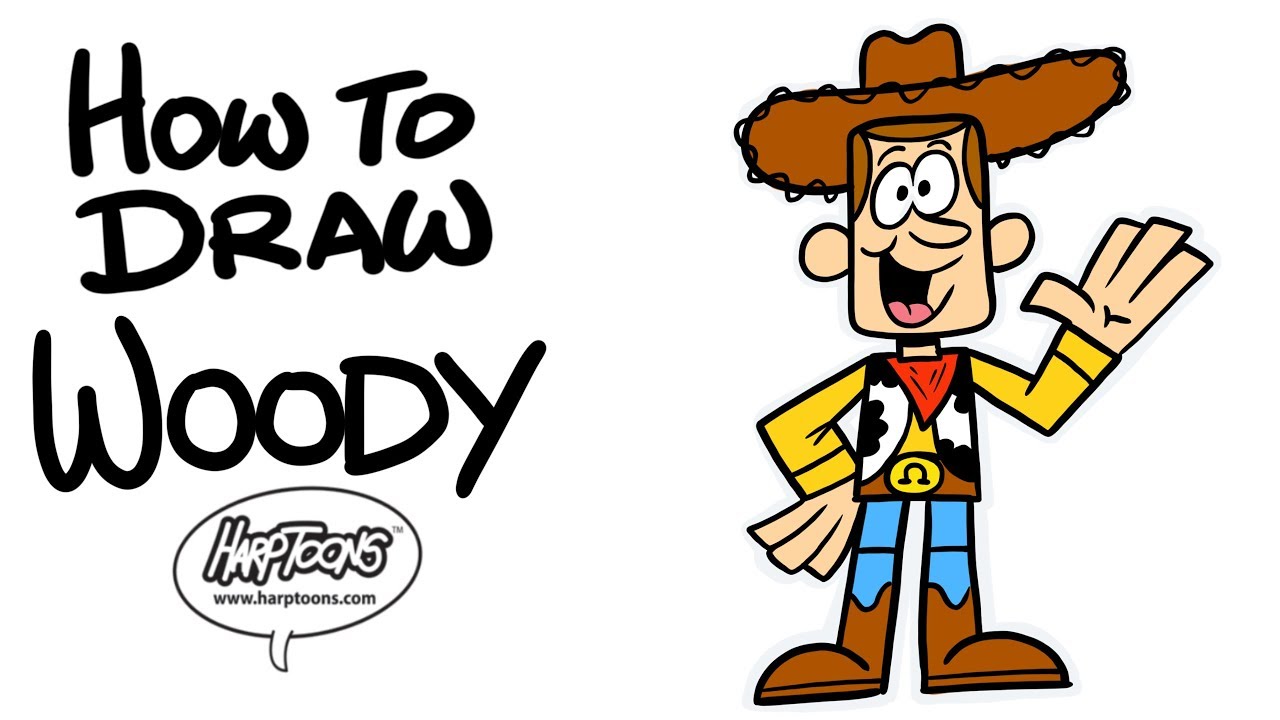1280x720 How To Draw Woody From Toy Story
