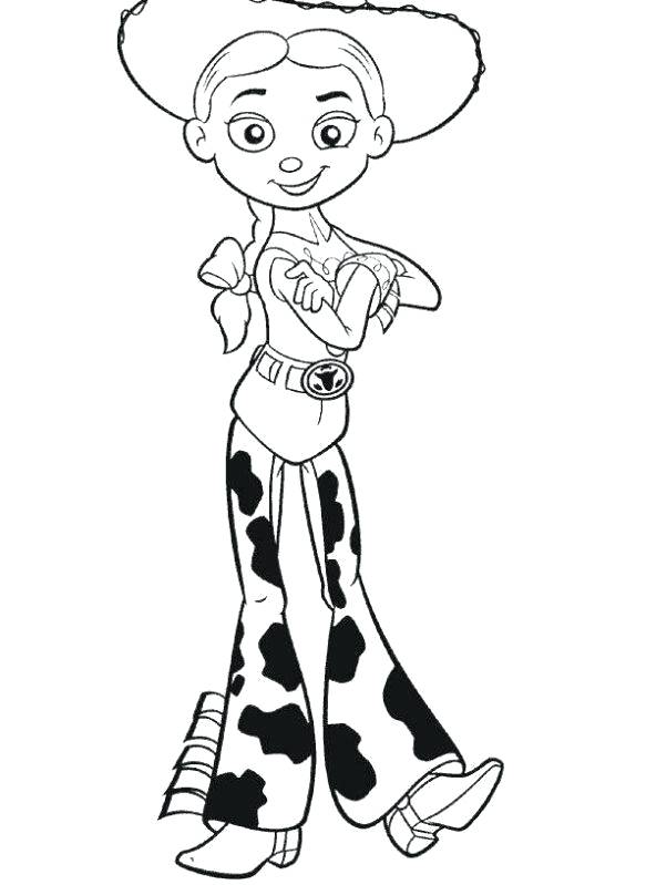 583x799 Woody Coloring Pages Cowgirl From Toy Story Coloring Sheets Enjoy