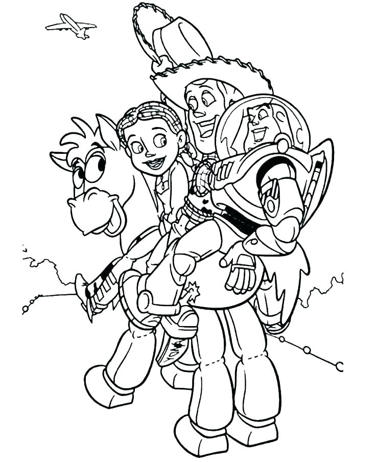 736x904 Toy Story Coloring