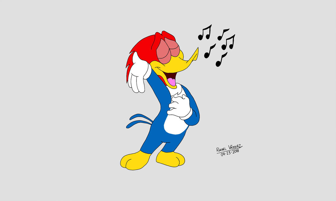1154x692 Woody Woodpecker Drawing