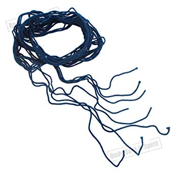 355x343 pure wool untied set of blue tchellet thick tzitzit