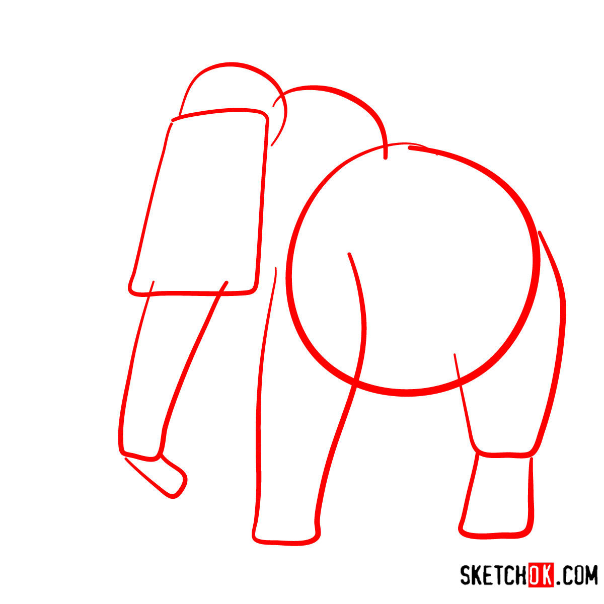 1200x1200 How To Draw A Woolly Mammoth Extinct Animals