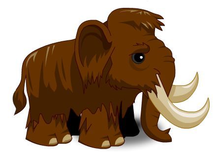 433x309 Woolly Mammoth Clipart Clipart Portal
