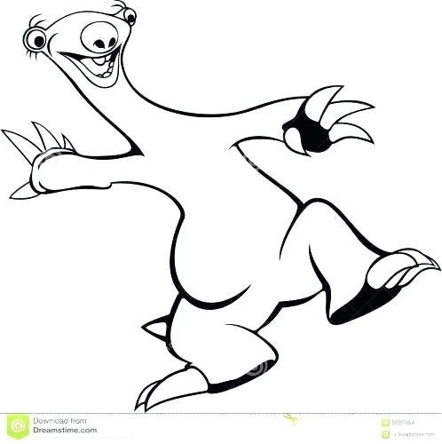 498x500 Wooly Mammoth Coloring