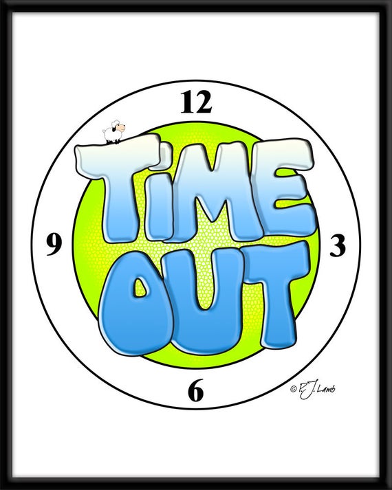 570x713 Time Out Digital Word Art Composition Photo Print Original Etsy