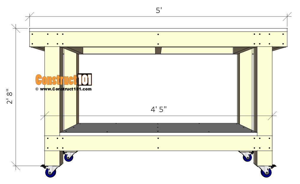 1018x624 Simple Workbench Plans