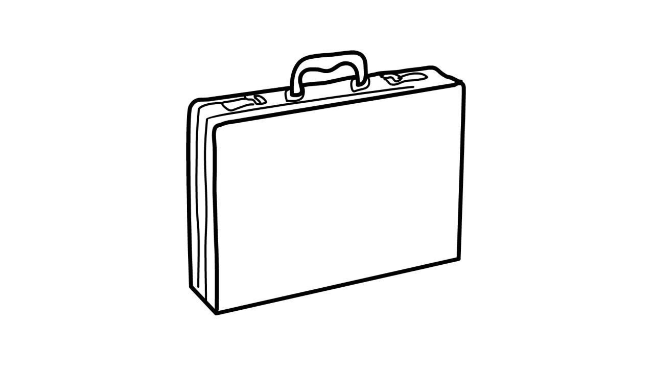 1280x720 How To Draw A Work Bag