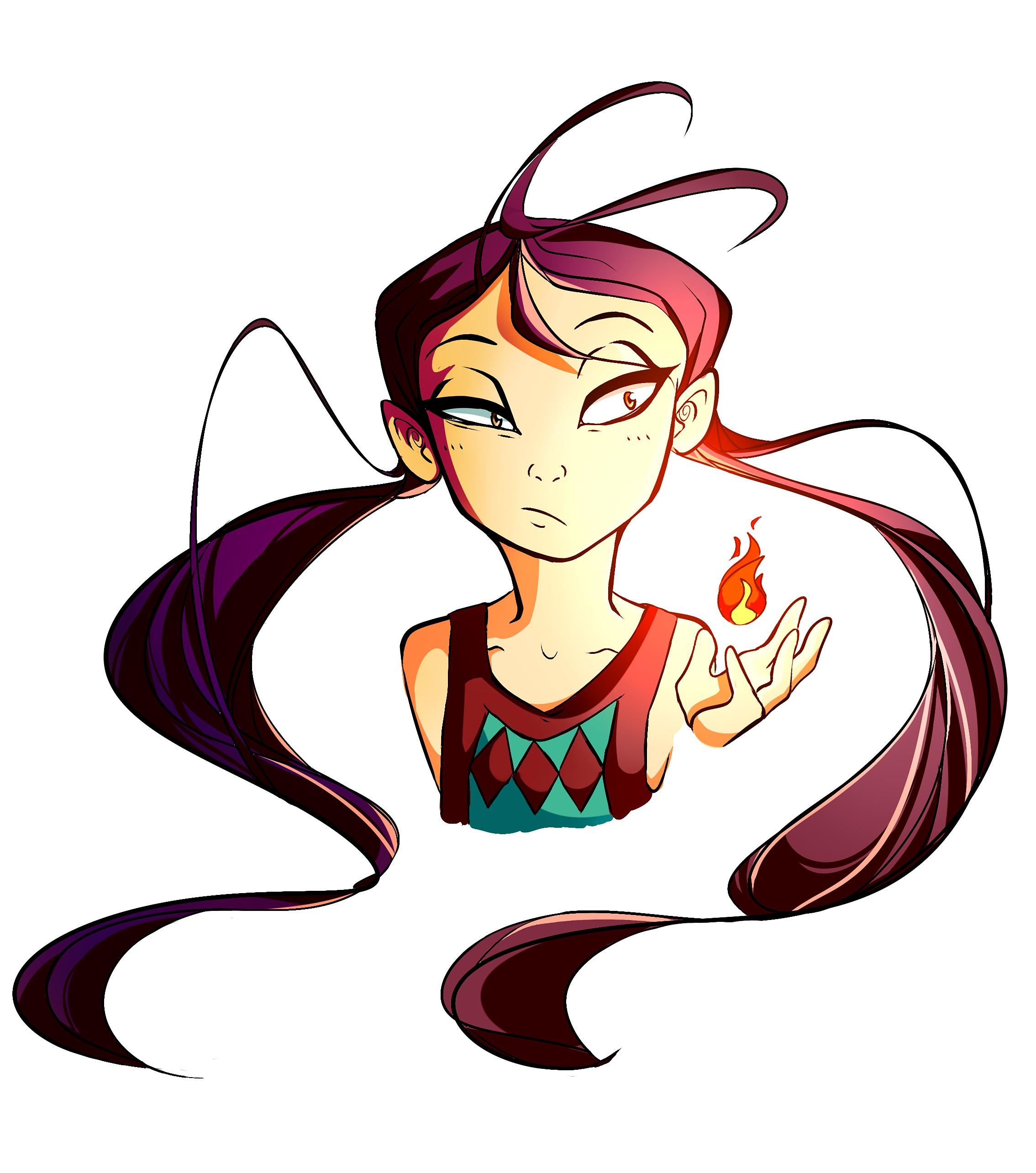 2269x2569 I'm Working On Drawing The Characters And Lili Came First