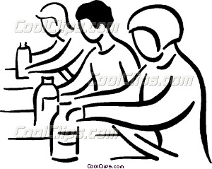 300x239 People Working On The Assembly Vector Clip Art