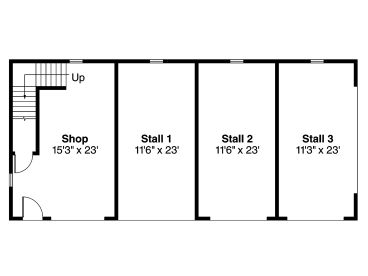 368x276 Outbuilding Plan Outbuilding Plan With Workshop And Parking