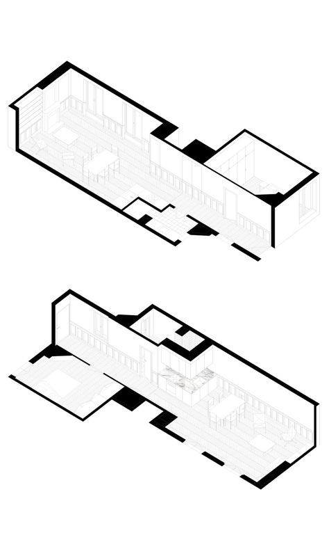 474x779 architecture axonometric drawing