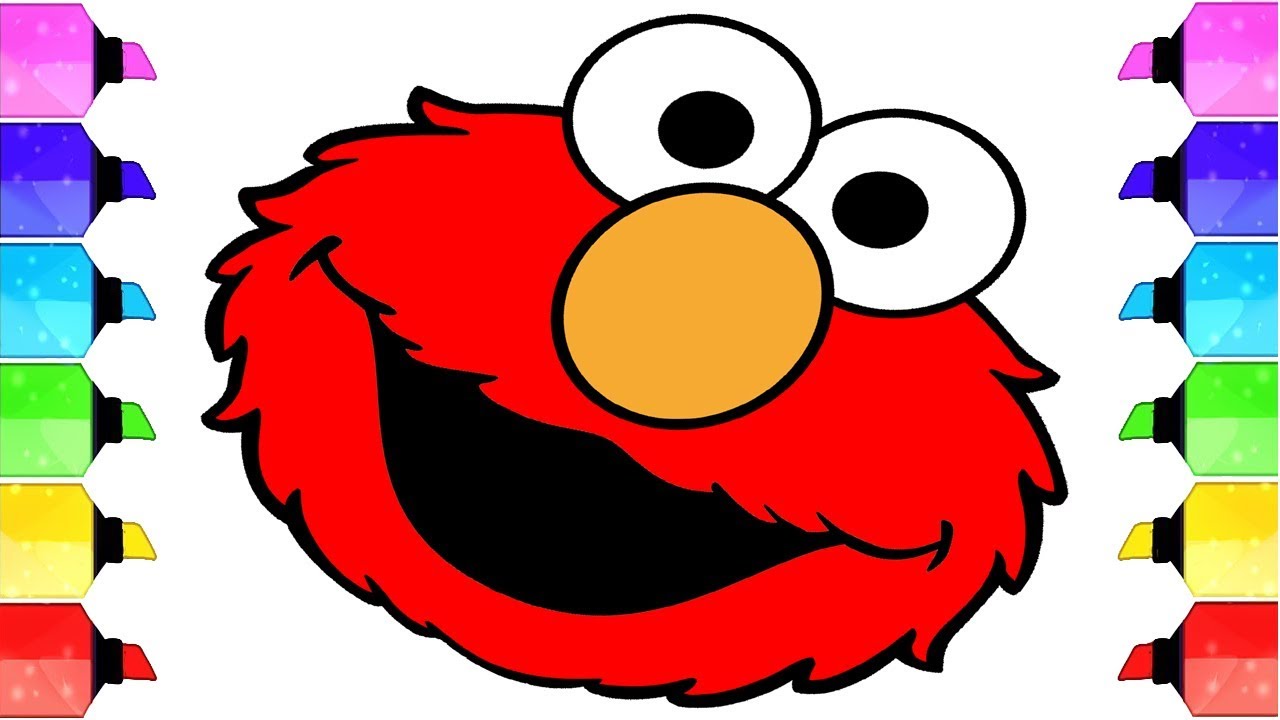 1280x720 Draw Elmo Easy And Cute