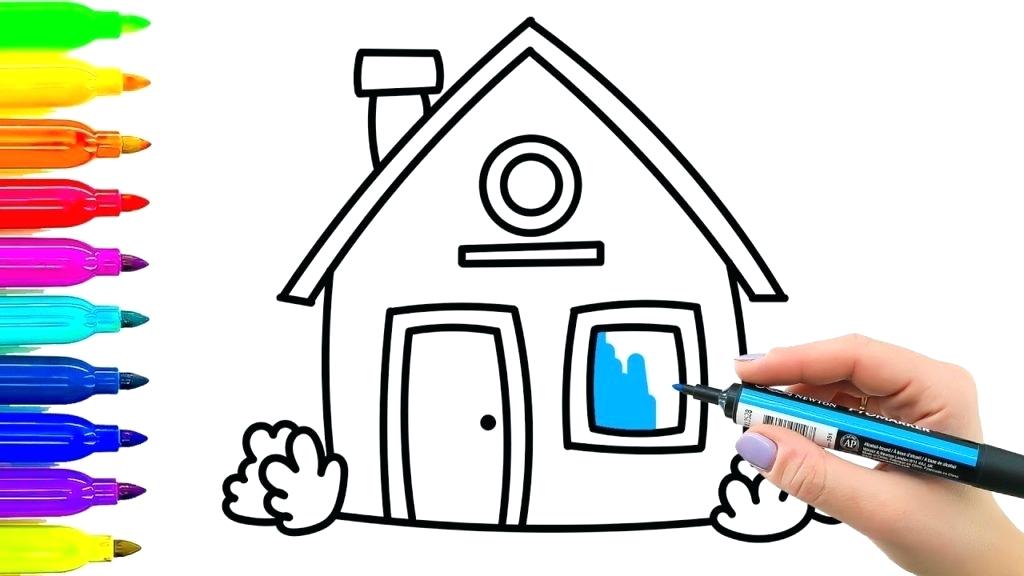 1024x576 Simple Kids Drawing Simple Example For Kids Colouring And Drawing