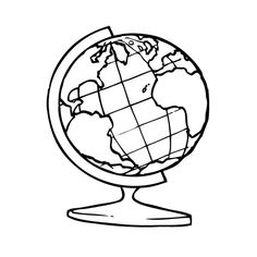 236x236 Huge Collection Of 'globe Drawing' Download More Than Images