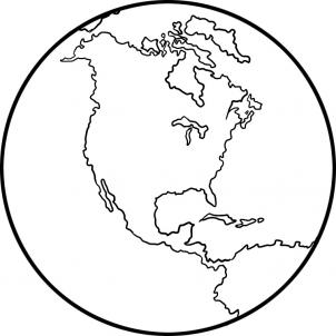 302x302 Drawing Printout How To Draw The World, The World, Globe