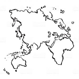 300x300 Europe Africa Earth Map Planet Global World Vector Icon Globe