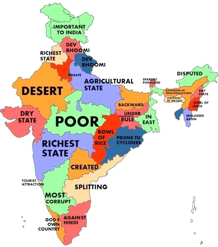 725x820 Map Of India On The Drawing