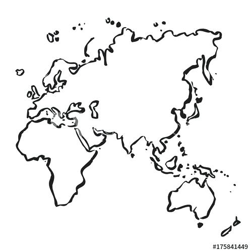 498x500 Ancient World Map Middle East Europe Africa Asia And Northern