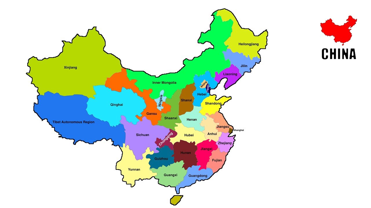 1280x720 Map Of China Drawing Download Them And Print