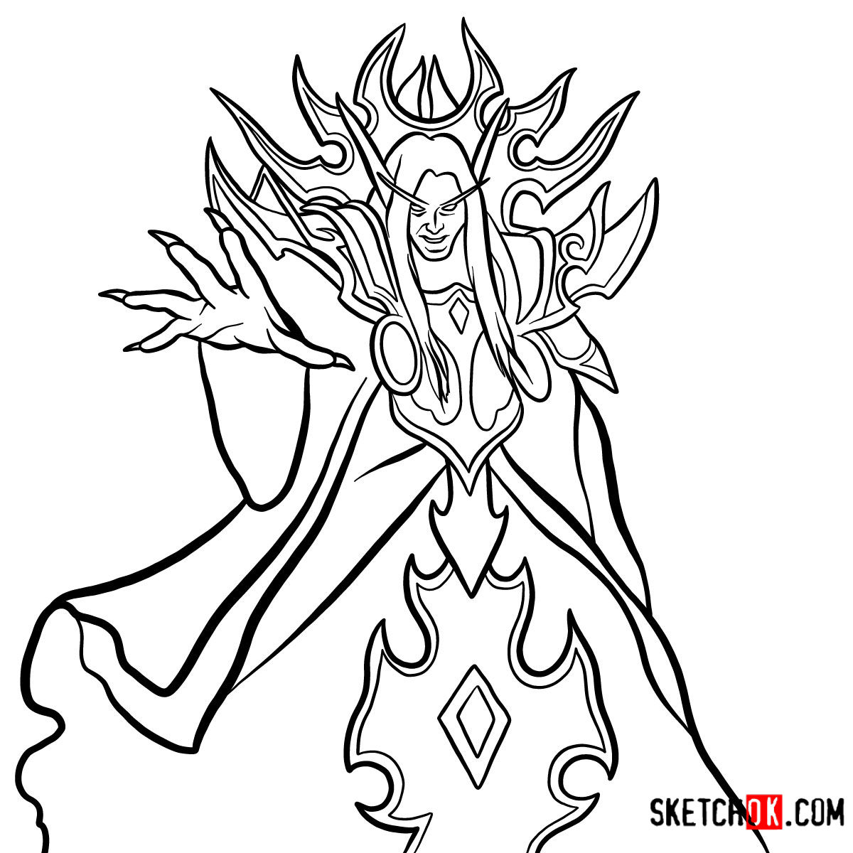 1200x1200 How To Draw Kael'thas Sunstrider World Of Warcraft