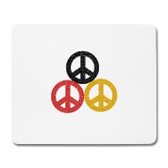 190x190 Peace Symbol Drawing Mouse Pad Spreadshirt