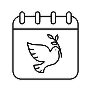 350x350 You Searched For World Peace Day Linear Icon Thin Line