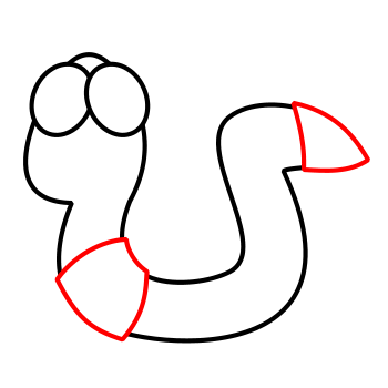 350x350 drawing a cartoon worm in drawing things drawings, worm