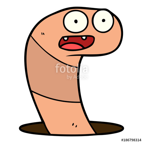 500x500 Cartoon Worm Stock Image And Royalty Free Vector On Fotolia