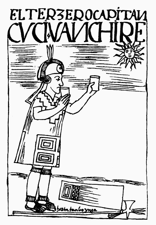 624x900 inca sun worship drawing