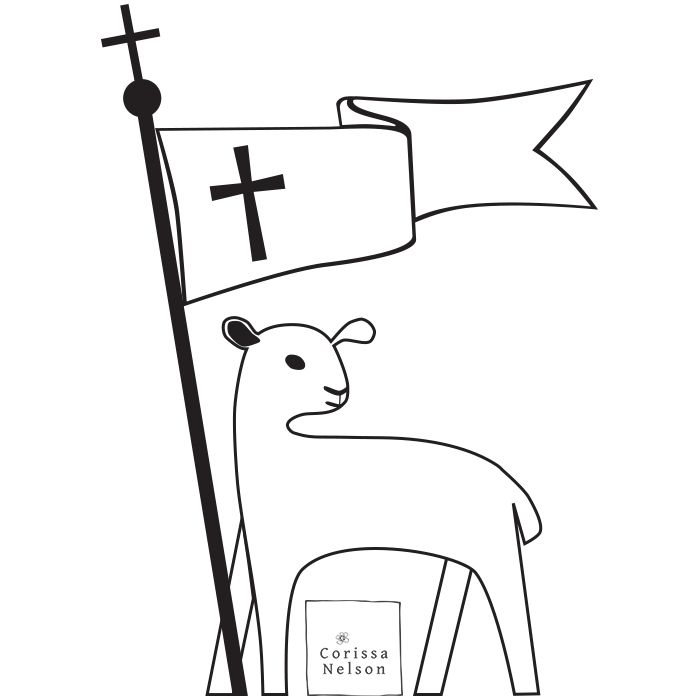 700x700 Banner Lamb Worship Art Package Corissa Nelson