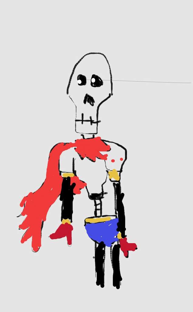 635x1024 the worst drawing of papyrus ever undertale aus amino
