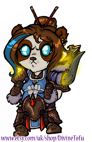 294x455 Wow Chibi Pandaren Warrior