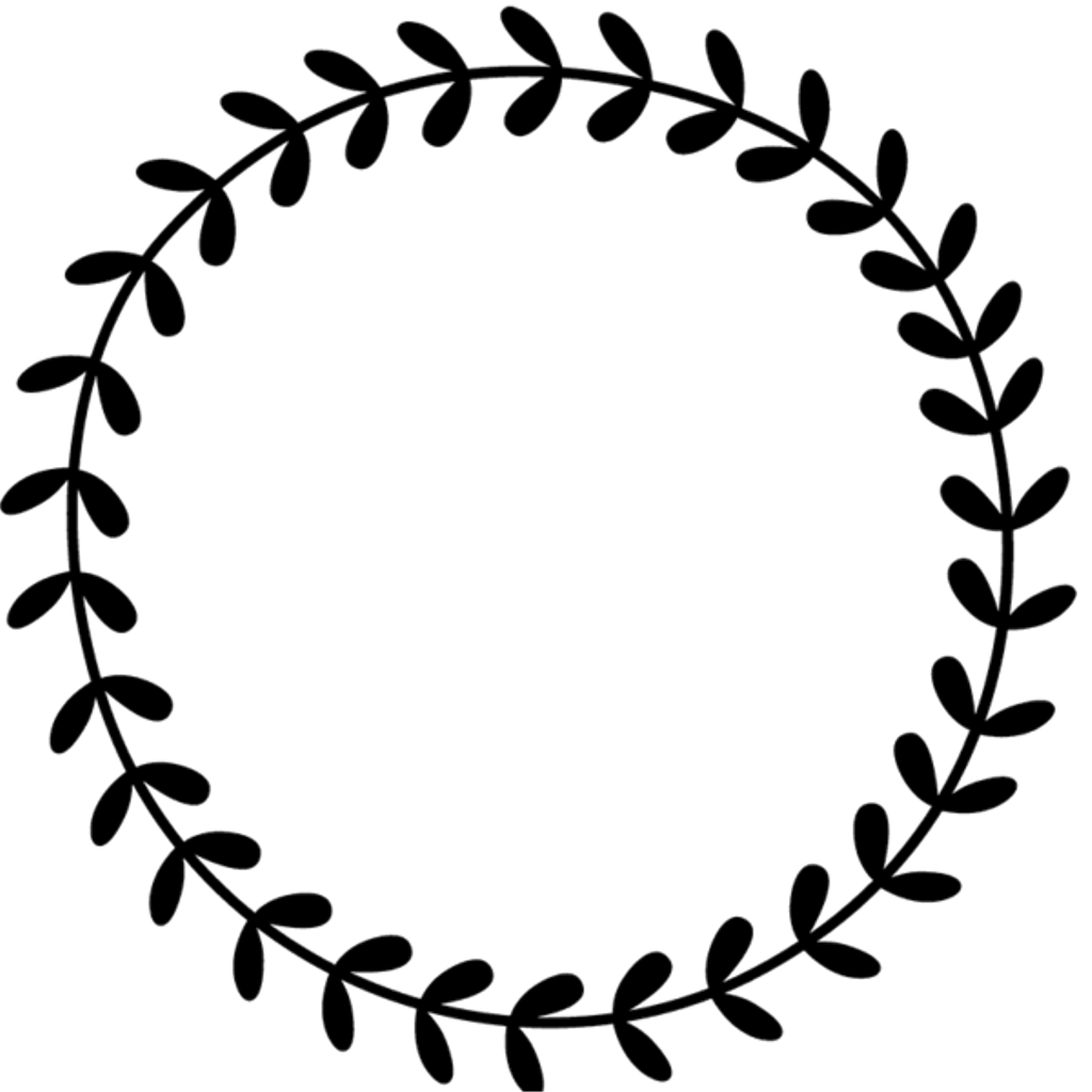 1024x1024 Collection Of Free Wreath Drawing Border Download On Ui Ex