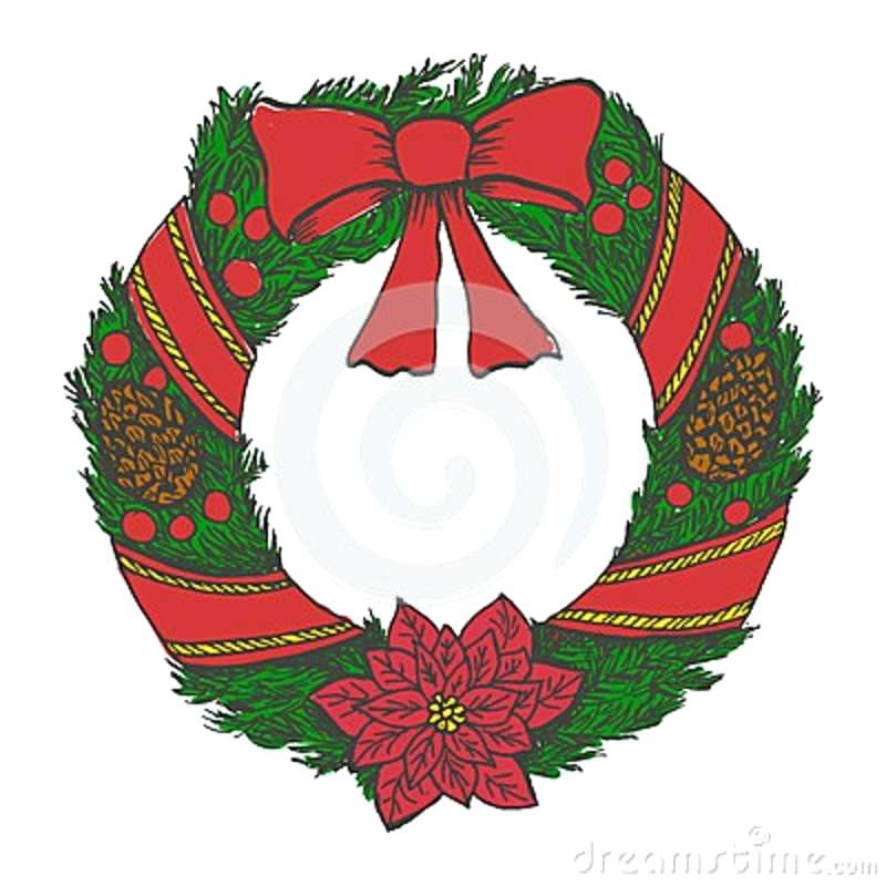 800x800 Drawing Of A Wreath Hand Drawn Doodle Wreath Color Objects Drawing