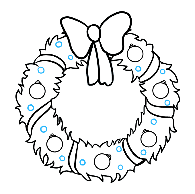 680x678 Christmas Reef Drawing